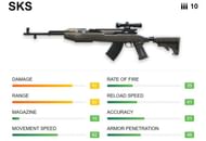The SKS has high damage and range (Image via Free Fire)